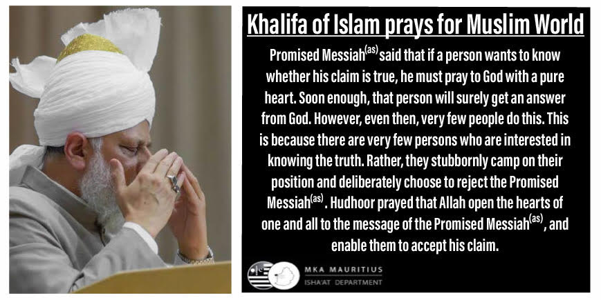 mkua_mu's tweet photo. #KhalifaOfIslam  prays for #muslim around the #world https://t.co/wOmd2Ajcz6