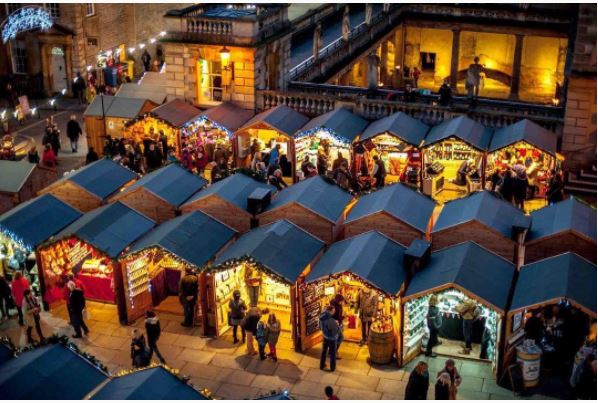 The countdown begins: we are all set for our first <a href="/BathXmasMarket/">Bath Christmas Market</a> - lots of beautiful candles ready just for you! #chalet156