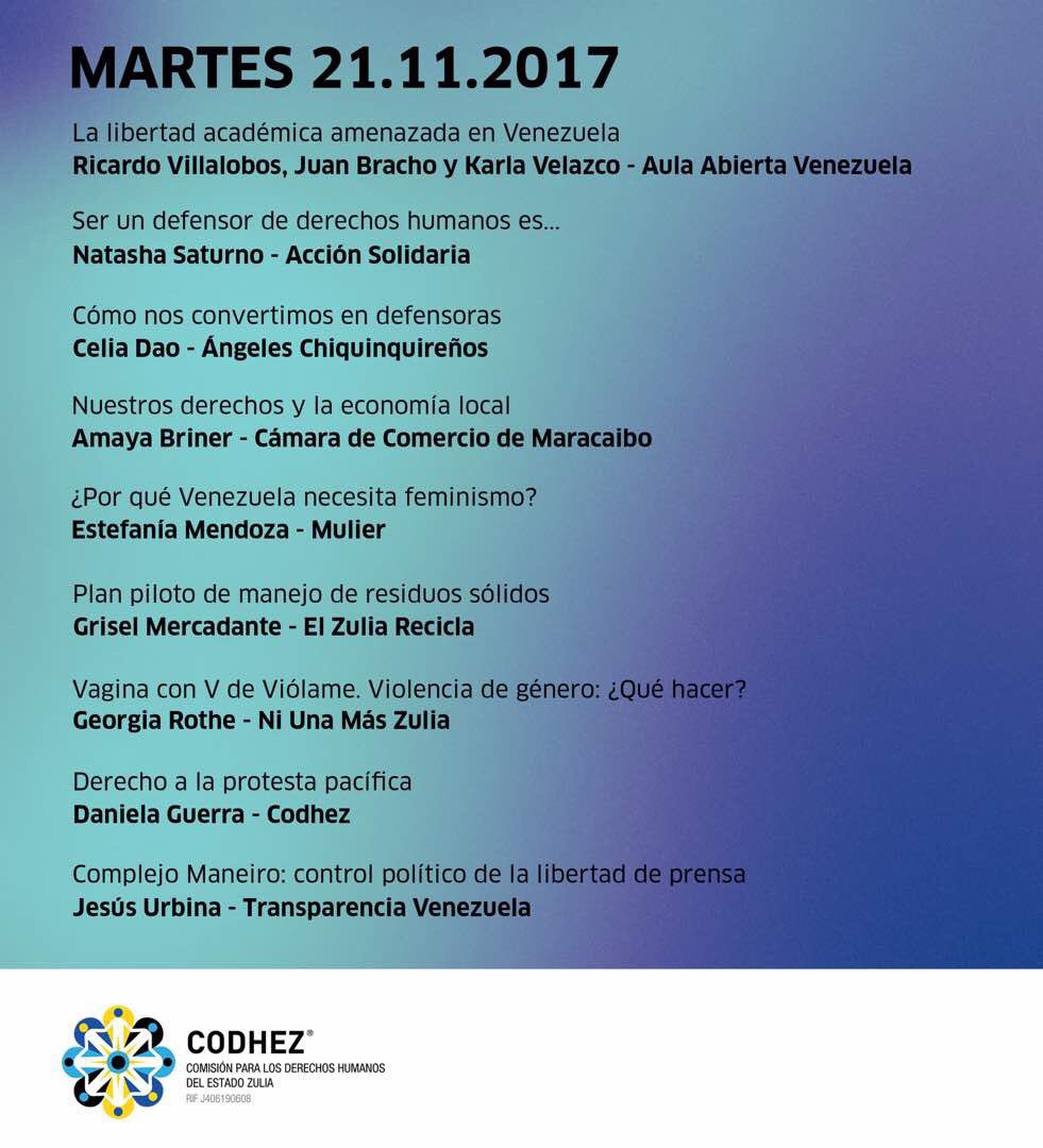 MedioSurVe's tweet photo. Hoy inicia la #FeriadeDDHH en #MCBO donde se debatirán los derechos humanos de Z hasta A.Invita a los tuyos.¡Te esperamos! https://t.co/8RQqdixoTG