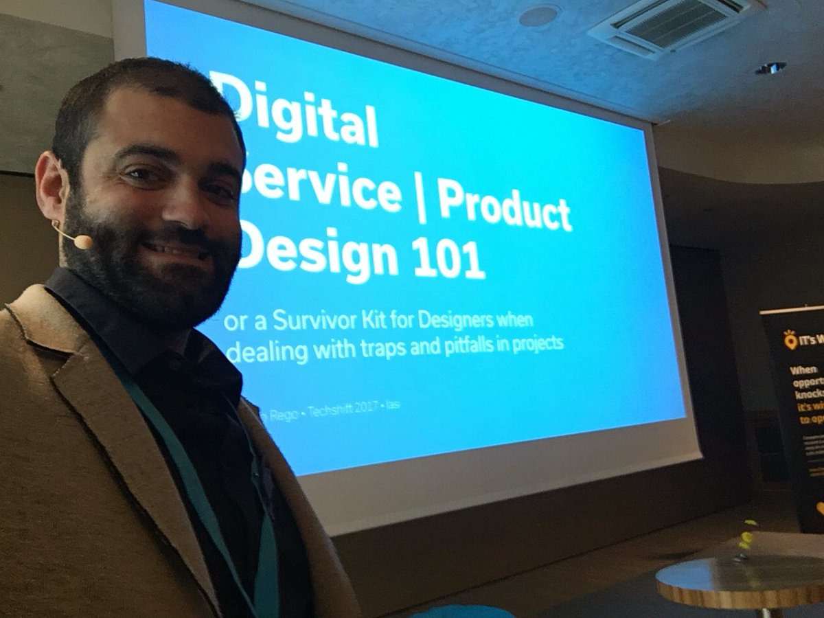 mauroalex's tweet image. Ready to get on stage at #TechShift2017