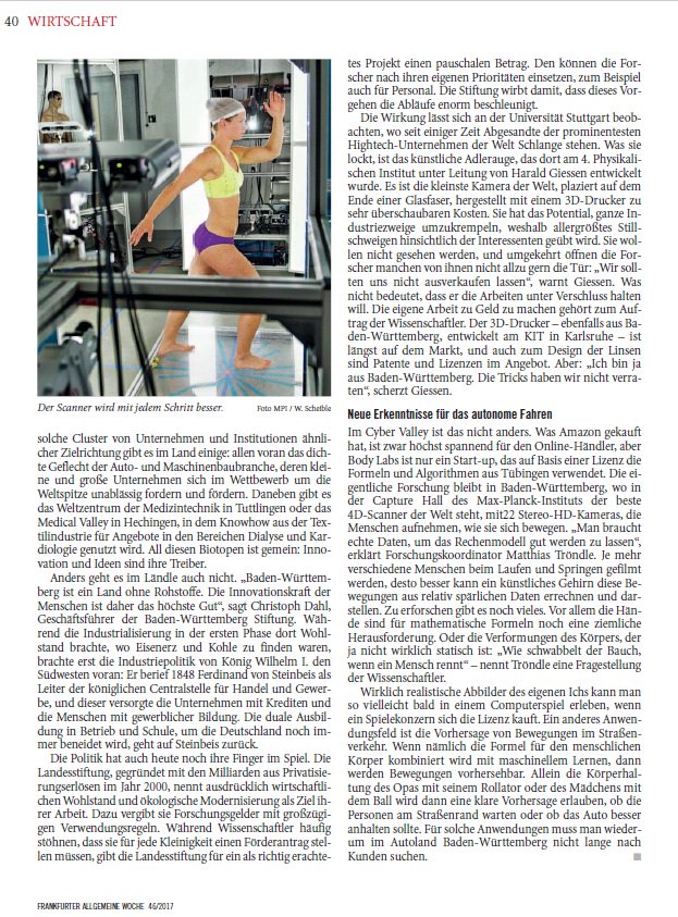 bwstiftung's tweet image. "Das deutsche Silicon Valley liegt in Baden-Württemberg", schreibt @supreuss in der @faznet Woche. Was unsere Forschungsförderung damit zu tun hat, ist hier nachzulesen. #bwdigital #Forschung @TheresiaBauer #bwstiftung