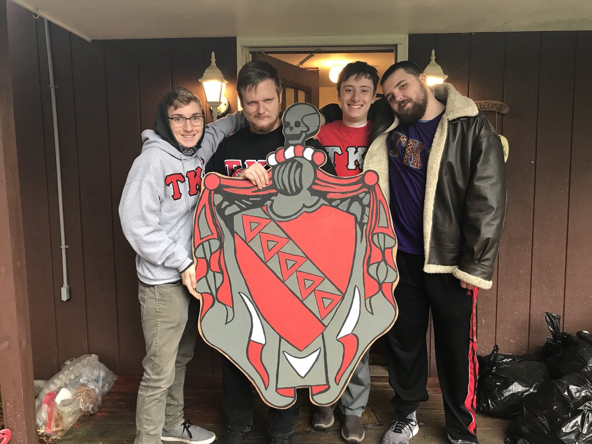 ClevelandTKE's tweet photo. Let us welcome our new Brothers, our new Fraters in the Eternal bond of Tau Kappa Epsilon. #csutke #brotherhood #greeklife #greek #tke #taukappaepsilon #brotherhood #rush #unity #bettermenforabetterworld #deltaepsilon #fraternityforlife #clevelandstateuniversity #love #chairty https://t.co/bQRgWMvYG8