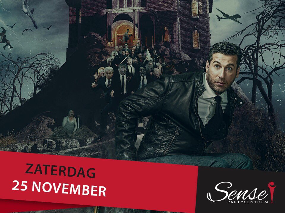 Aanstaande zaterdag bij Sense: Marc de Hond met ‘Wie bang is, krijgt ook klappen’. Check de website voor kaarten! #marcdehond #sense #dokkum #friesland #theater