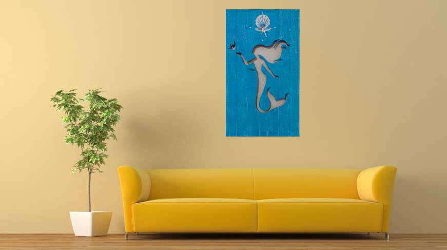 iRecyclart's tweet photo. Ocean Blue Little Mermaid Pallet Wall Art/Clock : https://t.co/34gCjUuyCg - #PalletClock #PalletWallArt #RepurposedPallets https://t.co/YefVw5IfzE