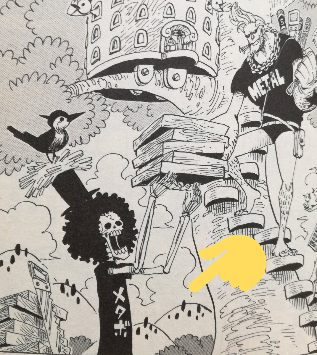 One Pieceが大好きな神木 スーパーカミキカンデ Sur Twitter 第576話 59巻 の扉絵で描かれた山はホールケーキアイランドの山に似てますよねー