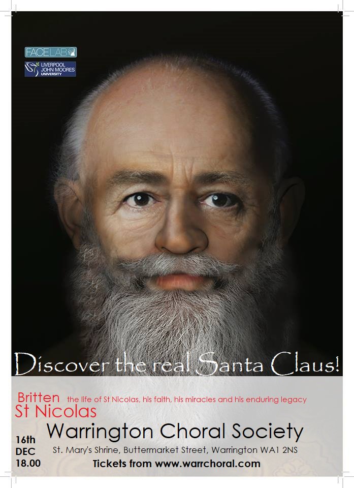Not long until our next concert, come and hear all about the real #Santa on 16 Dec. Very family friendly and starts at 6pm #Warrington Pls RT