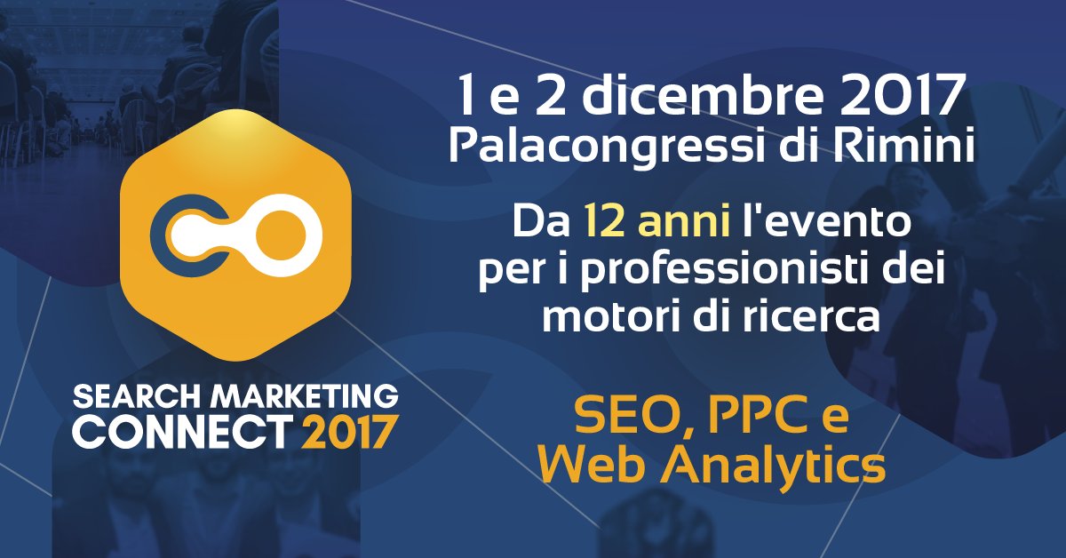 Euforica di partecipare il 1 Dicembre a <a href="/TheSMConnect/">SMConnect</a> con:
"La La l'Analyst: i ruoli da interpretare nel ciclo di vita di un e-commerce". 

Non è previsto - nonostante il titolo - alcun intrattenimento musicale. 
#SMConnect #Analytics