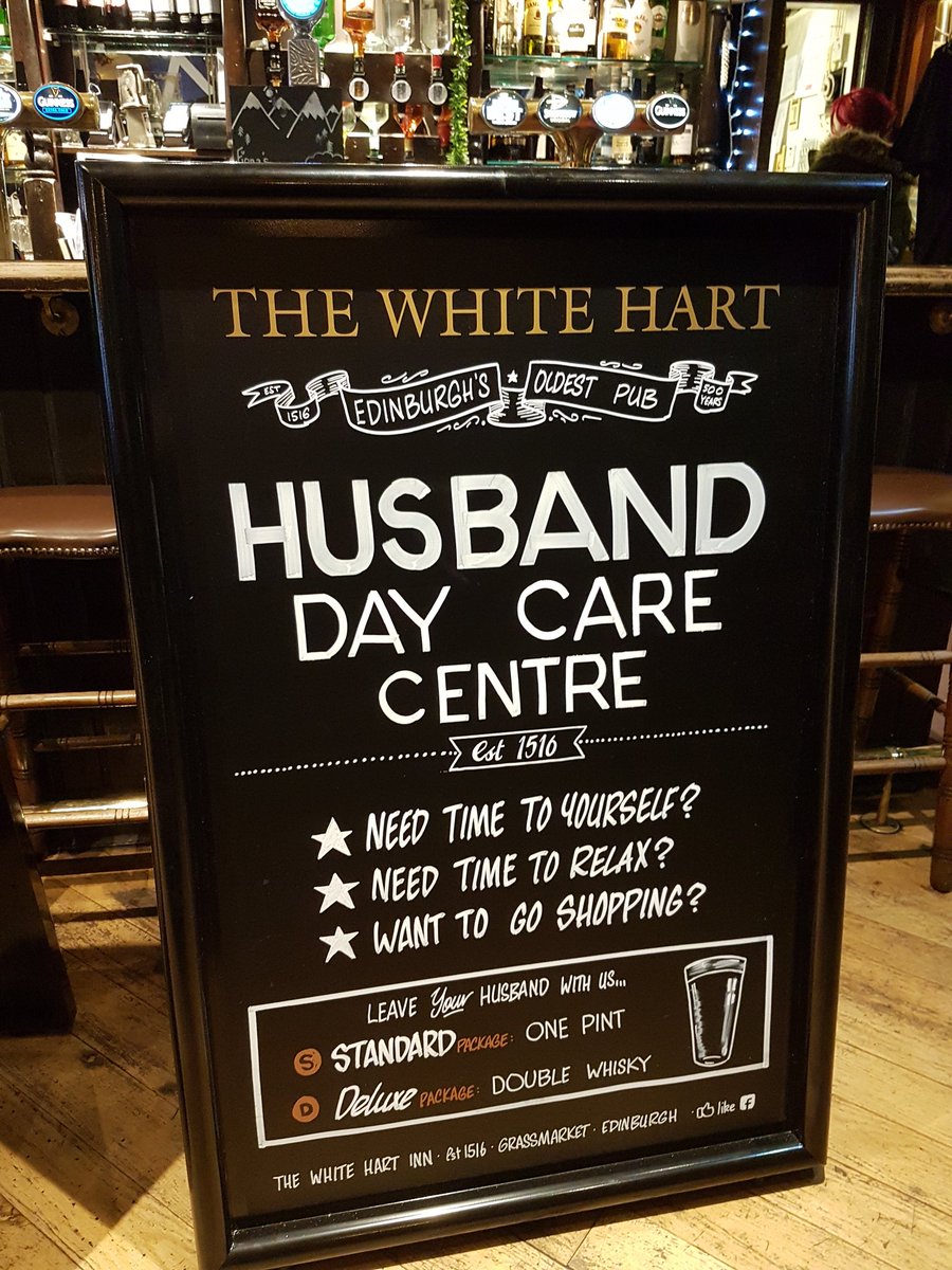 Aloethere's tweet photo. Oldest Husband Day Care Centre #500years  #edinburgh #chalkboard #maverickdesigns https://t.co/X9Cn0xc09B