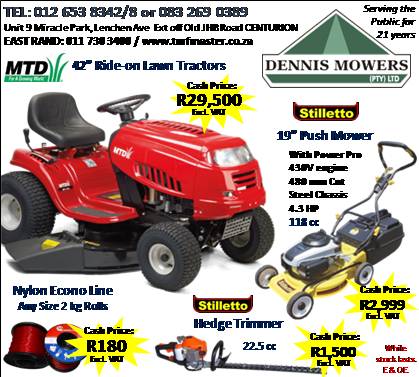 NigelTurfmaster's tweet image. Black Friday Special
Contact us on 011 730 3400 during office hours
