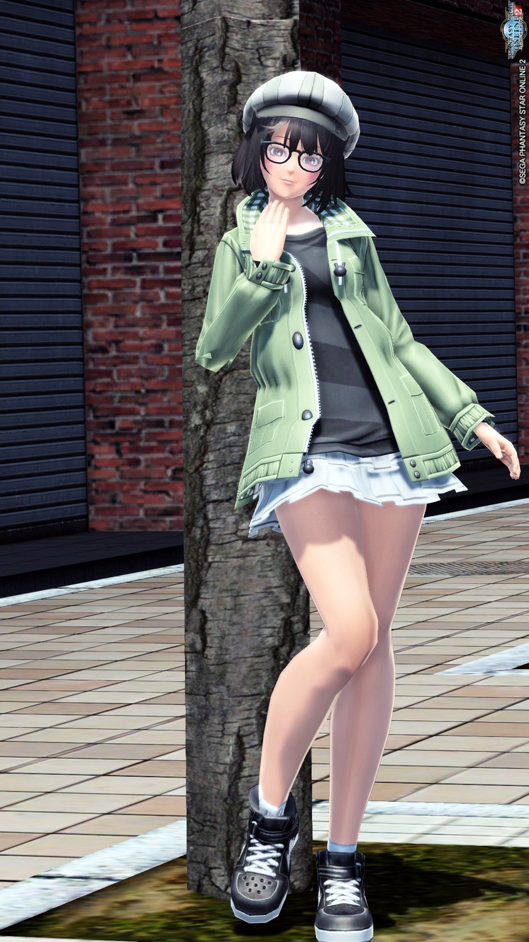 るーな Pso2 W ﾉ ٩ W و ラビットジャンパーouはミリタリー感があって良いですね Pso2