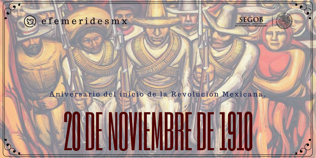EFEMERIDESMX's tweet photo. Aniversario del inicio de la Revolución Mexicana, en 1910, nuestra Bandera se iza a toda asta 🇲🇽 https://t.co/J9pPNQ2tWI
