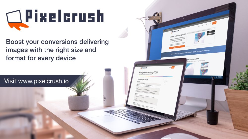 Pixelcrush boosts #ecommerce sales speeding up your website and optimizing your product images.