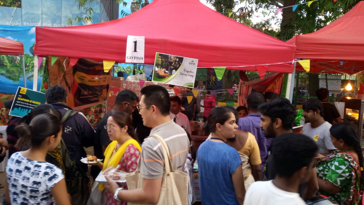 vGoFish's tweet photo. What a day we had at Vasanthnagar HABBA!! #EventToRemember #GoFish #MondayMotivation https://t.co/dR9xosMVwL