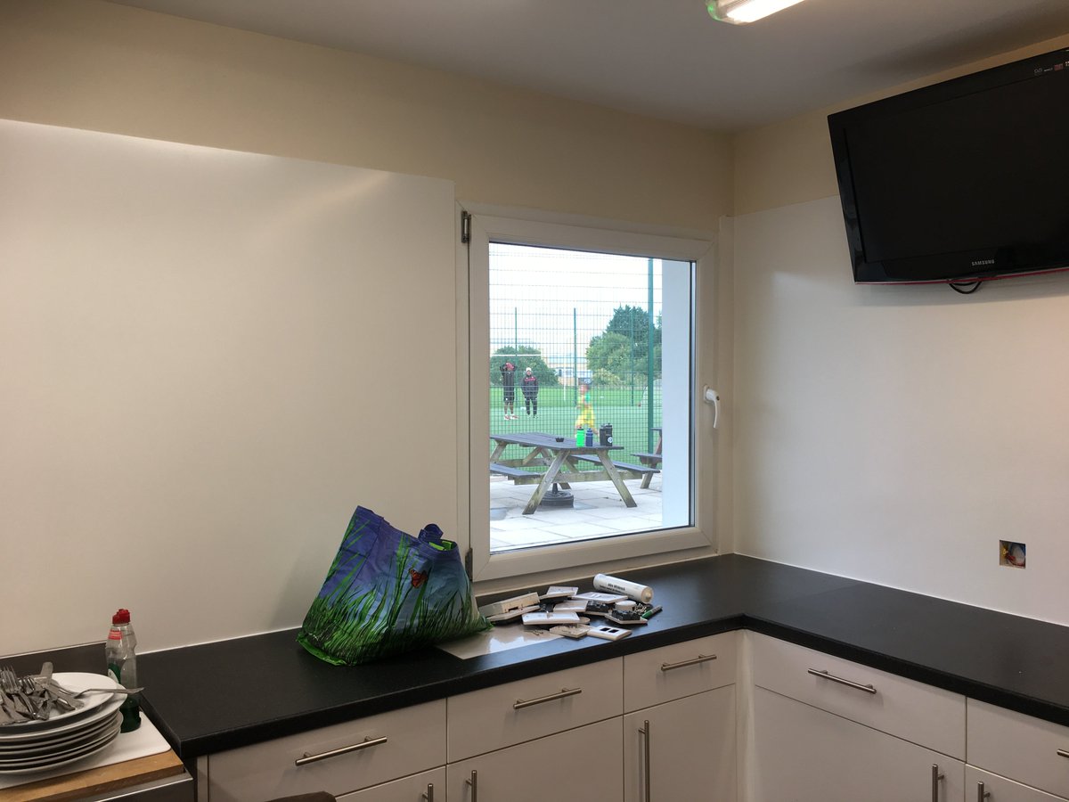 ResintekServ's tweet photo. local children's football club - completed works to kitchen using Altro Whiterock. Nice to see grass roots football clubs investing in top quality solutions. @AltroFlooring https://t.co/Xh3VU00lfo