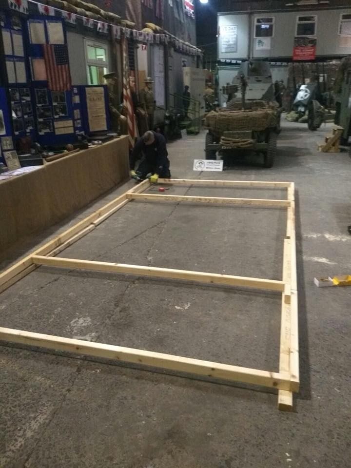 Treeco_Belfast's tweet photo. We have been busy  working at War Years Remembered in Ballyclare erecting new display areas 👍🏻 😀

#ballyclare #waryearsremembered #museam #handyman #northernireland #woodwork #displayarea https://t.co/ItIbMKeNqn