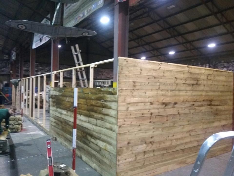 Treeco_Belfast's tweet photo. We have been busy  working at War Years Remembered in Ballyclare erecting new display areas 👍🏻 😀

#ballyclare #waryearsremembered #museam #handyman #northernireland #woodwork #displayarea https://t.co/ItIbMKeNqn