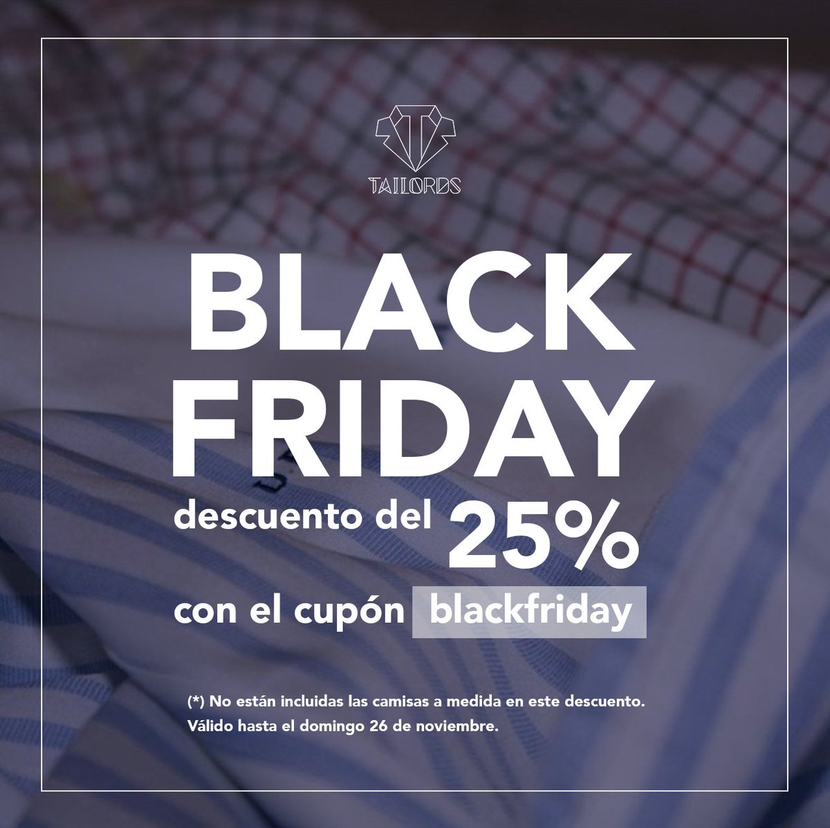 _TAILORDS_'s tweet photo. Empieza la semana del Black Friday y en Tailords tenemos el mejor descuento, usa el cupón en tus compras y sácale partido al lunes 🎁🤓☕️https://t.co/fRKIE4A0dE #tailords #blackweek #blackfriday #descuentos #FelizLunes https://t.co/rHjOjJtxHG