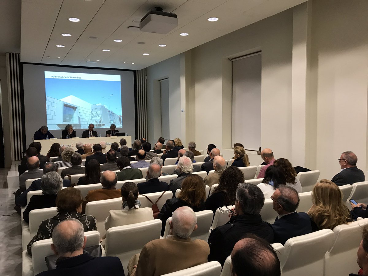 malaga's tweet photo. En la jornada sobre el Auditorio organizada por la Fundación #Ciedes se presentan los equipamientos de este tipo de otras ciudades españolas y sus características https://t.co/V0IG5WuxO9