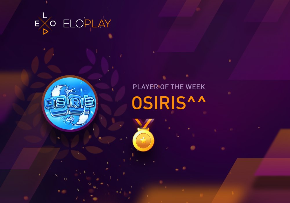 It’s time to name the best player of the last week.
The record is 11 wins from 14 duels. And the title goes to OSIRIS!

Good game, OSIRIS! Wish you luck and more wins at eloplay.com

#csgo #eloplay #leagueoflegends #dota2 #hearthstone
