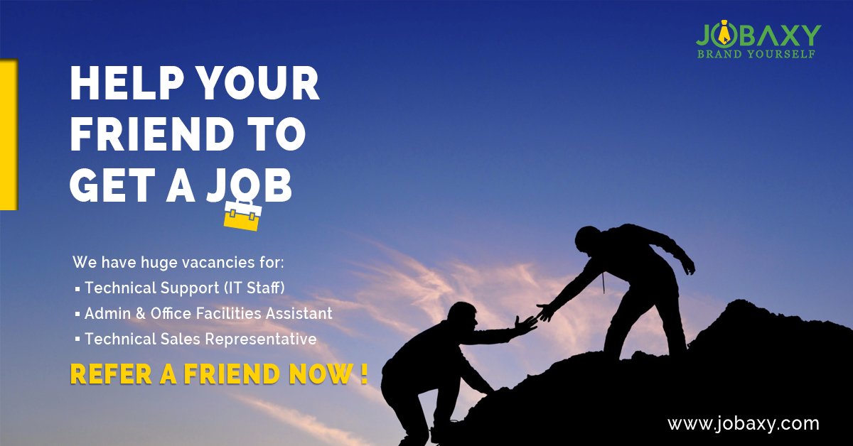 Jobaxyin's tweet photo. We are now urgently HIRING for Technical Support (IT Staff) Admin & Office Facilities Assistant.
Tag and Share this to your friends who are looking for a Job!
#Jobaxy #JobHiring #PhilippinesJobs https://t.co/3RezjT7hXC