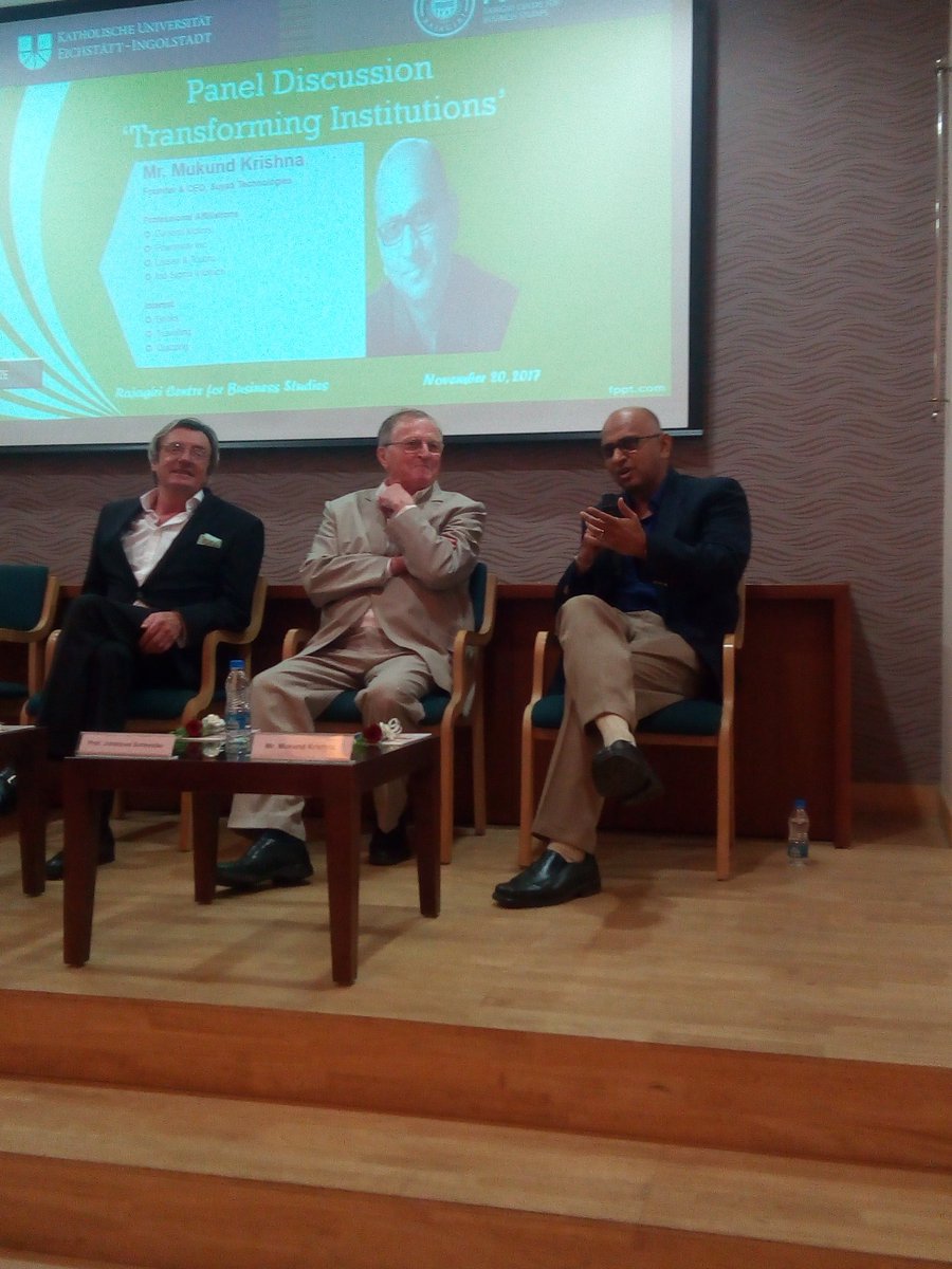 RCBS_Rajagiri's tweet photo. #RCBS #PanelDiscussion Mr.Mukund Krishna, Founder, CEO #Suyatitech https://t.co/qrkz3n1OLJ