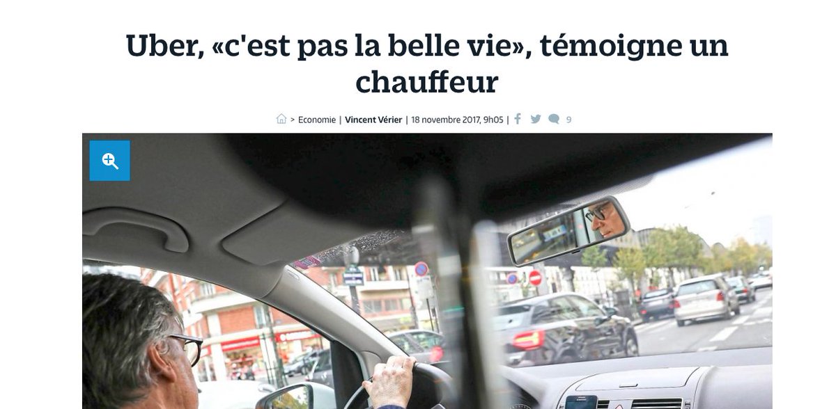 MADVTC's tweet photo. 🗣️Témoignage de chauffeur dans @le_Parisien « Uber est trop gourmand, sa commission est trop importante et il distribue moins de courses qu'avant à cause de la concurrence et du nombre de chauffeurs". https://t.co/5lWMh7GKh5 #VTC #Uber https://t.co/P9l0Gl13dM