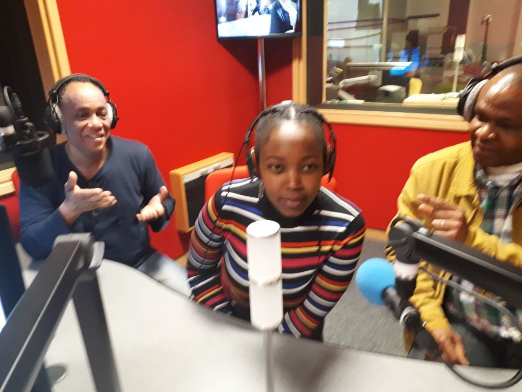rjimidlands's tweet photo. Our team at the launch of #RJ week @BBCLeicester yesterday @denisyomi  #Leicester a Restorative City https://t.co/dNHDXFWdfv