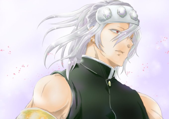 ケイさんがTwitterに投稿した宇髄天元(鬼滅の刃)のイラスト。