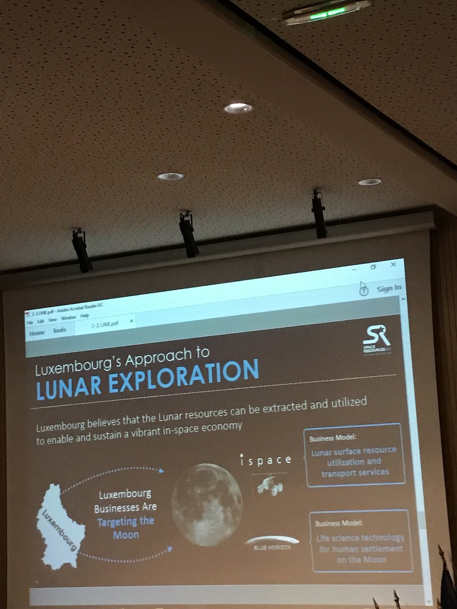 anacbg11's tweet photo. Space Resources on a possible approach to Lunar exploration. We really need to start working on the Legal framework for Outer Space activities #moonvillageworkshop https://t.co/mtrVwtrOyk