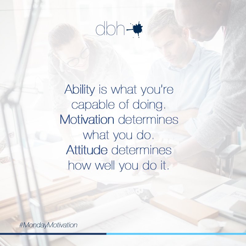 DBHAfrica's tweet photo. How successful you become in life will be tied to how well you do what you know how to do. Stay motivated and never loose focus of your goals.
#mondaymotivation
#WeAreDBH
#motivation
#positivethinking
#fitouts
#remodeling
#datacentre
#infrastructure
#interiors
#dbhsolutions https://t.co/YWiFSB9Rt6