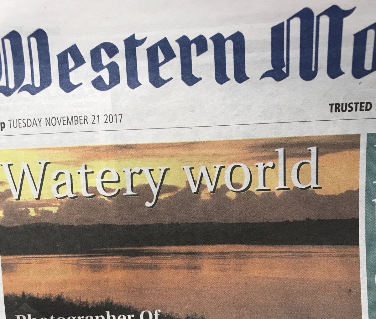 davidwgeorge's tweet photo. I always knew @WMNNews was ahead of the game! Unfortunately it doesn’t have tonight’s football results. Could have made a fortune. https://t.co/2lLNYETjRz