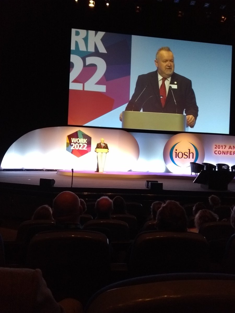 RupertBalfry's tweet photo. IOSH President Graham Parker welcomes delegates to #IOSH2017. https://t.co/y63tnc3yr3