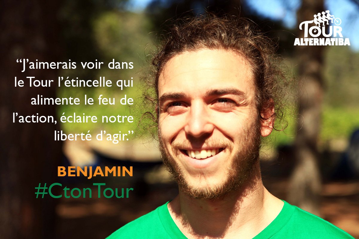 AnvCop21's tweet photo. Toi aussi, dis nous ce que tu verrais dans le Tour Alternatiba comme solution pour le climat !  ©Isa Marie #CtonTour https://t.co/6g4B31f2N1
