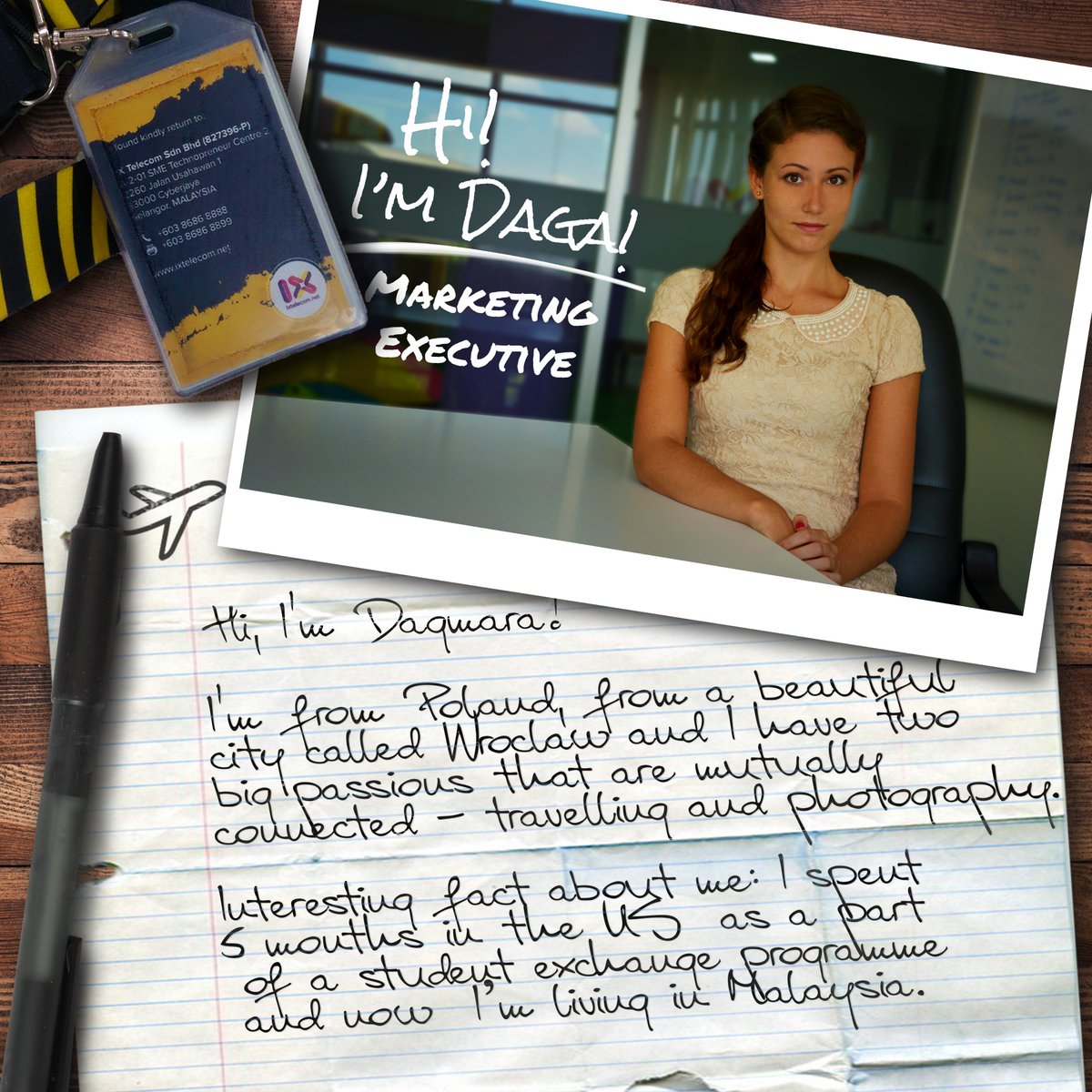 ixtelecom's tweet photo. Hi, I’m Daga!
I really like the working culture and atmosphere in IX, people here are extremely nice, always ready to share their knowledge with a very positive attitude. #iamix #poland #telco https://t.co/Eq42mh0heb
