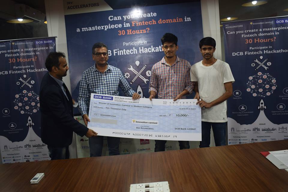 DCBHackathon's tweet photo. We have successfully completed our 5th Leg of DCB Fintech Hackathon @ Pune, we were amazed to see the innovative ideas mushrooming from aspiring entrepreneurs

We are thankful to Pune's Fintechpreneurs for their endless efforts in continuous 30 hours #Hackathon. #FINTECHHACKATHON https://t.co/1wBfwTut8c