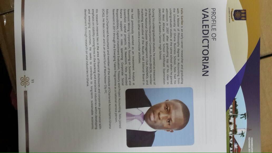 ugpax_official's tweet photo. His consistency at morning Masses and his hardwork PAID OFF!
Congratulations Felix Gariba.
VALEDICTORIAN 2017!!! 🎉🎉🎉🎉🍾🍾💃💃🎊🎊🎊🕺🏾🕺🏾🕺🏾
#PaxCelebratesYou
#LegonGraduation
@PaxRomanaIMCS @PaxKnust https://t.co/5pIEj1pS9k