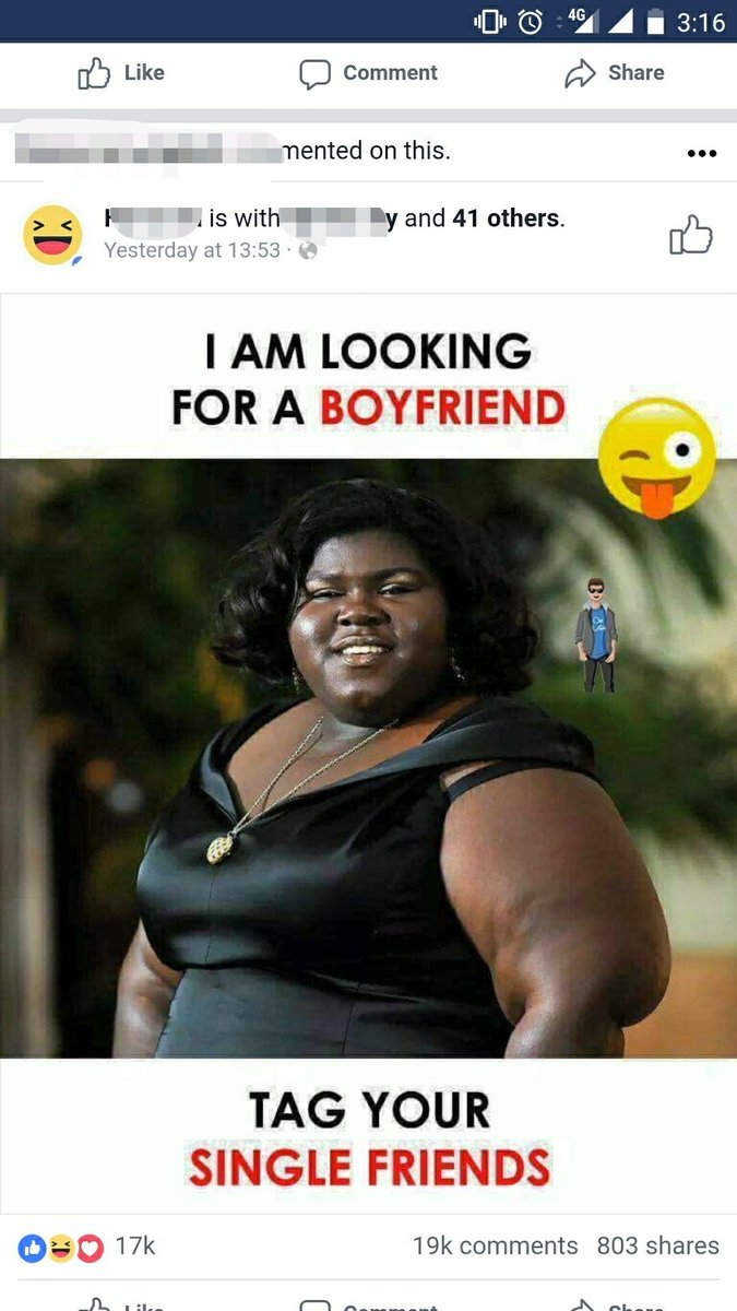 saniahsnn's tweet photo. Recently I've come across a lot of pictures where thousands are laughing at the cost of someone's color/weight/feature etc.
How is this funny?
How has it become 'ok' to laugh at people like this?
How is Facebook ok with this?
PLEASE STOP🤐☠️😠
#Facebook #FacebookTechSupport https://t.co/qAMf3ajF1G