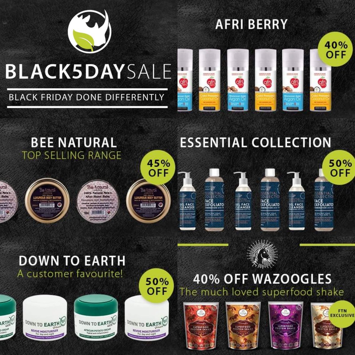 SavingSurvivors's tweet photo. #BlackFriday savings that you don't want to miss at @Faithful2Nature 

Visit https://t.co/5eH9gSfwls for all the details! 

#SavingTheSurvivors #CreatingHopeFromHurt #Rhino #Survivor #Poaching #conservation #FaithfulToNature #Black5DaySale https://t.co/Or2ByEGt4L