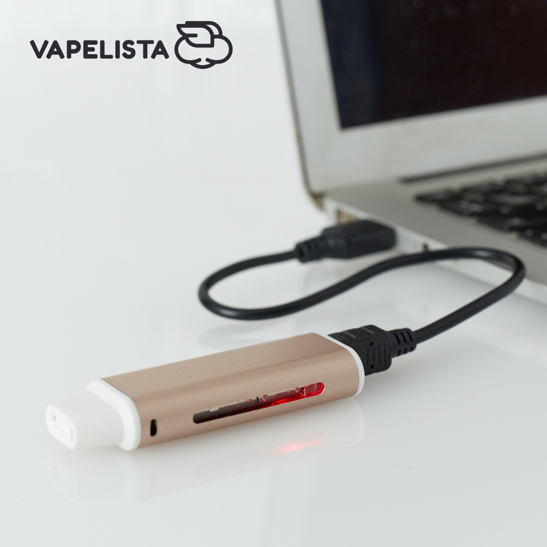 VapelistaVaping's tweet photo. Our vape pen's battery life can last up to 200 puffs! Enjoy simple and easy charging on the go when you need it! #Vapelista 🔋 💨 https://t.co/GLmo4MCMlZ https://t.co/58koy7wzI7