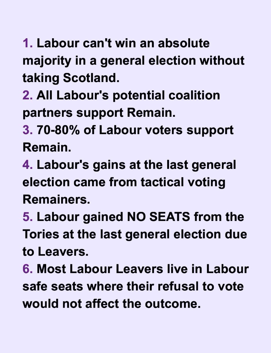 BrexitBin's tweet photo. Six reasons why Labour's support of Brexit makes no political sense.
RT if you agree. https://t.co/WaMl1UHLFS