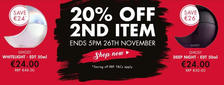 TPSCork ThePerfumeShop (@tpscork129) on Twitter photo Christmas shopping to do?! Our 20% off 2nd item is the offer for you! Happy shopping #BlackFriday #Offers #TPSBlackWeek <a href="/TPSCork129/">TPSCork ThePerfumeShop</a> <a href="/mahonpointsc/">Mahon Point Shopping Centre</a> <a href="/Pauline97748812/">Pauline mccarthy</a> <a href="/DebbieT33735057/">Debbie Taylor</a> Christmas shopping to do?! Our 20% off 2nd item is the offer for you! Happy shopping #BlackFriday #Offers #TPSBlackWeek <a href="/TPSCork129/">TPSCork ThePerfumeShop</a> <a href="/mahonpointsc/">Mahon Point Shopping Centre</a> <a href="/Pauline97748812/">Pauline mccarthy</a> <a href="/DebbieT33735057/">Debbie Taylor</a>