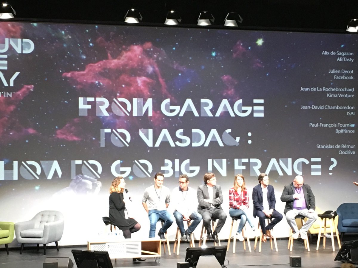 4 topics pour passer du Garage au Nasdaq pour une #startup : ambition, financement, talents, exécution #stationF #FundMeDay