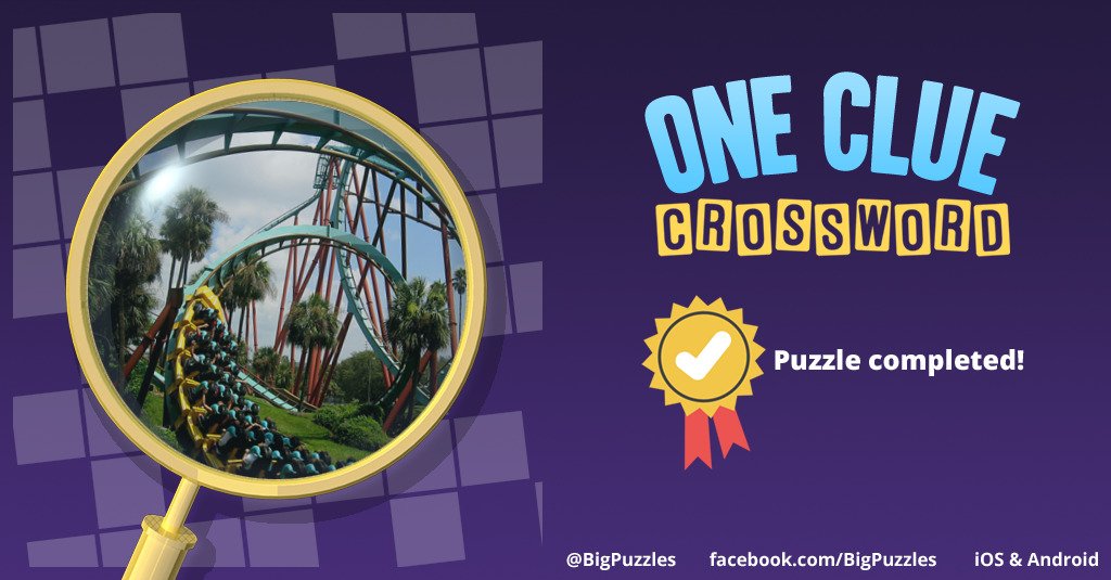 feblisafe's tweet image. I completed a puzzle in One Clue Crossword. Play now for free!
onecluecrossword.com #OneClueCrossword