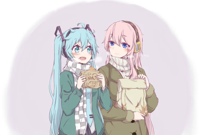 落書きのネギトロです
#初音ミク #巡音ルカ 
鯛焼き食べたい… 