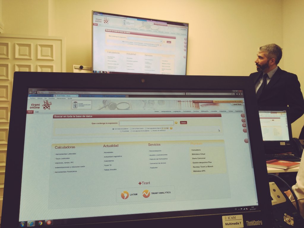 LuisRedondoR's tweet photo. A por otra sesión @Editorialtirant sobre TOL LATAM y Analytics en Biblioteca @icam_es #Documentate #Talleresdeformacion https://t.co/Jrfb1KFLAM