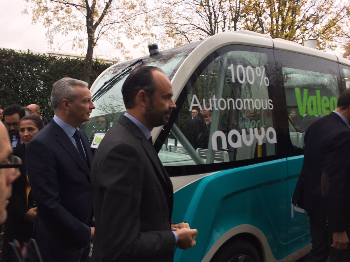 AUTONOM SHUTTLE, the new transportation solution of the French Government ;) Thank you @EPhilippePM and <a href="/BrunoLeMaire/">Bruno Le Maire</a> !
