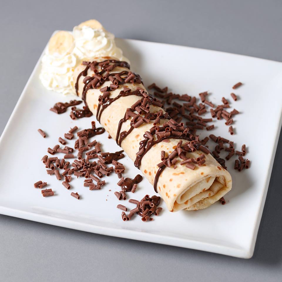 StainesCreams's tweet photo. #Banana with whipped cream, Belgian chocolate sauce, and chocolate shavings all rolled up in a fresh crepe. Who says no to that? 
Try our Belgian Banana Burrito at Creams Cafe Staines and enjoy the magic in your mouth! 🤣😋 https://t.co/Bcu3Ihp4vU