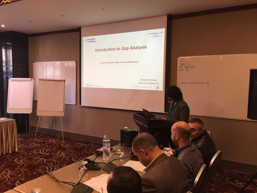 WATERSUMproject's tweet image. Training on the #statistical methods related to #timeseries analysis commenced with a full attendance in Amman #Jordan #WATERSUMproject #RECstream