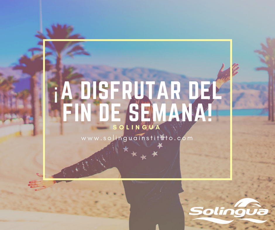SolinguaIns's tweet photo. ¡Es viernes! A disfrutar del fin de semana. Te esperamos el lunes en @SolinguaIns 
 #Friday #solingua #FinDeSemana https://t.co/6xWEtILi8V