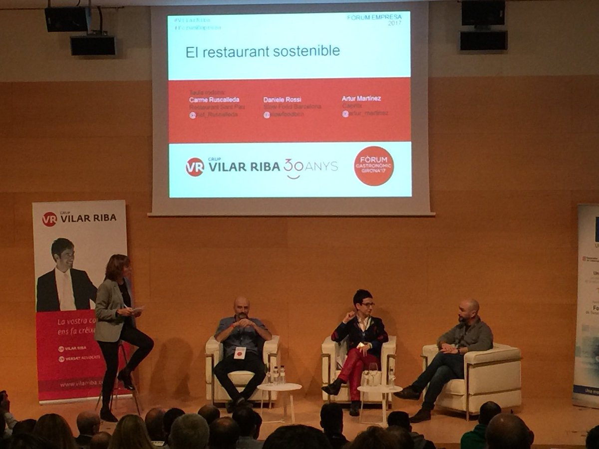VilarRiba's tweet photo. La gestió del restaurant sostenible al #ForumEmpresa https://t.co/y6936PY8hC